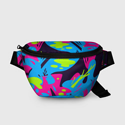 Поясная сумка Color abstract pattern Summer, цвет: 3D-принт