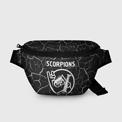 Поясная сумка Scorpions КОТ Трещины, цвет: 3D-принт