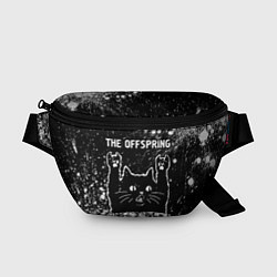 Поясная сумка The Offspring Rock Cat, цвет: 3D-принт