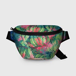 Поясная сумка Тропический микс, цвет: 3D-принт