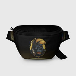 Поясная сумка Hip-hop Gorilla, цвет: 3D-принт
