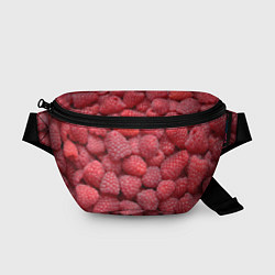 Поясная сумка Малина - ягоды, цвет: 3D-принт