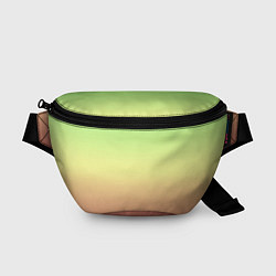 Поясная сумка Градиент Фисташки Gradient, цвет: 3D-принт