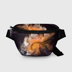 Поясная сумка Неоновые краски - Оранжевый, цвет: 3D-принт