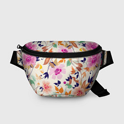 Поясная сумка Summer floral pattern, цвет: 3D-принт