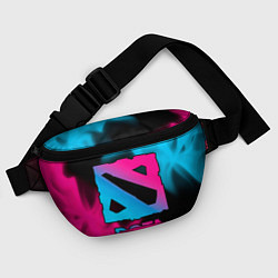 Поясная сумка Dota Neon Gradient, цвет: 3D-принт — фото 2