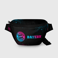 Поясная сумка Bayern - neon gradient: надпись и символ, цвет: 3D-принт