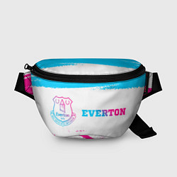 Поясная сумка Everton neon gradient style: надпись и символ, цвет: 3D-принт