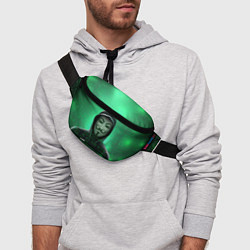 Поясная сумка Russian hacker green, цвет: 3D-принт — фото 2