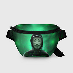 Поясная сумка Russian hacker green, цвет: 3D-принт