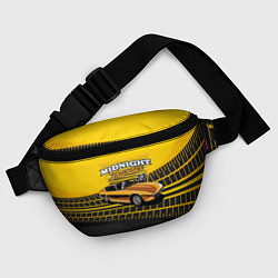 Поясная сумка Желтый гоночный ретро - автомобиль, цвет: 3D-принт — фото 2