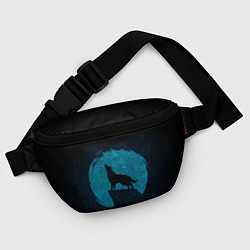 Поясная сумка Силуэт волка, цвет: 3D-принт — фото 2