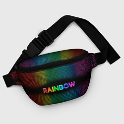 Поясная сумка Радужные точки - Rainbow, цвет: 3D-принт — фото 2