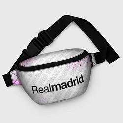 Поясная сумка Real Madrid pro football: надпись и символ, цвет: 3D-принт — фото 2
