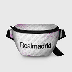 Поясная сумка Real Madrid pro football: надпись и символ, цвет: 3D-принт