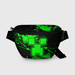 Поясная сумка Minecraft neon green, цвет: 3D-принт