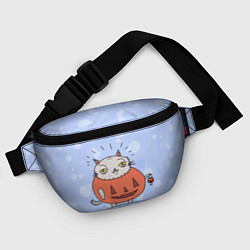 Поясная сумка Гадостный котик, цвет: 3D-принт — фото 2