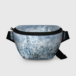 Поясная сумка Ледяные горы со снегом, цвет: 3D-принт