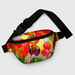 Поясная сумка Большие мыльные пузыри, цвет: 3D-принт — фото 2