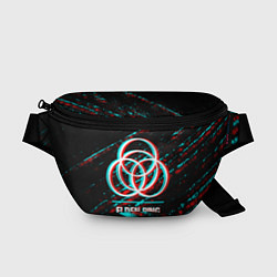 Поясная сумка Elden Ring в стиле glitch и баги графики на темном, цвет: 3D-принт