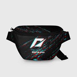Поясная сумка Need for Speed в стиле glitch и баги графики на те, цвет: 3D-принт