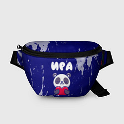 Поясная сумка Ира панда с сердечком, цвет: 3D-принт