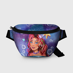 Поясная сумка Милая русалочка, цвет: 3D-принт