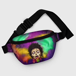 Поясная сумка Зомби с радугой, цвет: 3D-принт — фото 2