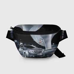 Поясная сумка Buick в ночном городе, цвет: 3D-принт