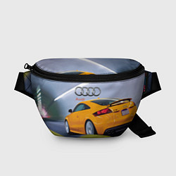 Поясная сумка Audi TT мчится в тоннеле, цвет: 3D-принт