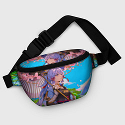 Поясная сумка Аяка с зонтиком, цвет: 3D-принт — фото 2