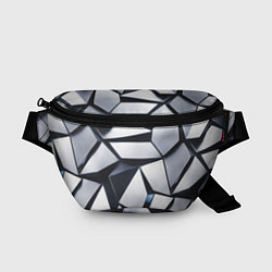 Поясная сумка Объемные кристаллы - паттерн, цвет: 3D-принт