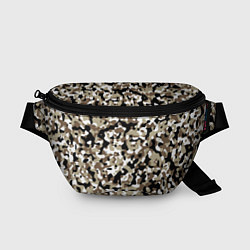 Поясная сумка Камуфляж зимний лес - мелкий, цвет: 3D-принт