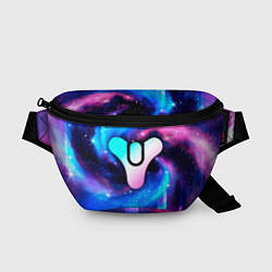 Поясная сумка Destiny неоновый космос, цвет: 3D-принт