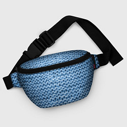 Поясная сумка Грубая шерстяная вязка - мода, цвет: 3D-принт — фото 2