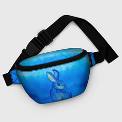 Поясная сумка Водяной кролик символ 2023, цвет: 3D-принт — фото 2