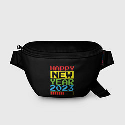 Поясная сумка Новый год 2023 загрузка, цвет: 3D-принт