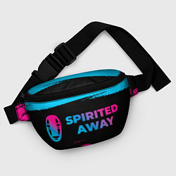 Поясная сумка Spirited Away - neon gradient: надпись и символ, цвет: 3D-принт — фото 2