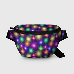 Поясная сумка Праздничный салют - фейерверк, цвет: 3D-принт