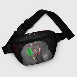 Поясная сумка Черный кролик разводит хрен, цвет: 3D-принт — фото 2