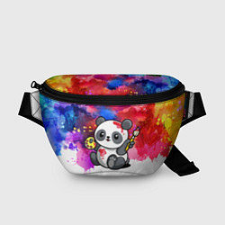 Поясная сумка Милый пандёныш - великий художник, цвет: 3D-принт