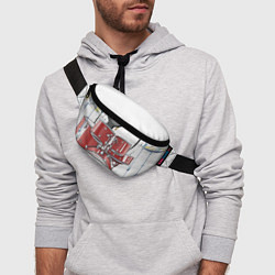 Поясная сумка Пингвин- барабанщик, цвет: 3D-принт — фото 2