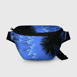 Поясная сумка Чёрная дыра - неон - авангард, цвет: 3D-принт