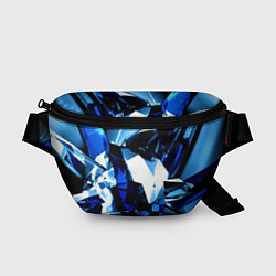 Поясная сумка Crystal blue form, цвет: 3D-принт