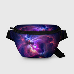 Поясная сумка Небула в космосе в фиолетовых тонах - нейронная се, цвет: 3D-принт