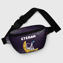 Поясная сумка Степан космонавт отдыхает на Луне, цвет: 3D-принт — фото 2