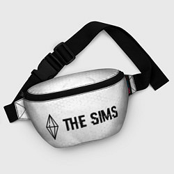 Поясная сумка The Sims glitch на светлом фоне: надпись и символ, цвет: 3D-принт — фото 2