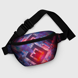 Поясная сумка Цифровые стены и лифт, цвет: 3D-принт — фото 2