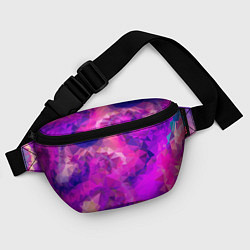 Поясная сумка Пурпурный стиль, цвет: 3D-принт — фото 2