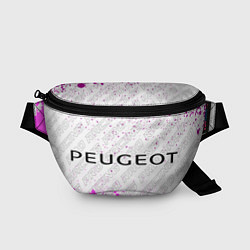 Поясная сумка Peugeot pro racing: надпись и символ, цвет: 3D-принт